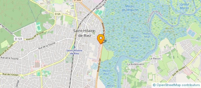 localisation de l'entreprise CJLS à SAINT-HILAIRE-DE-RIEZ