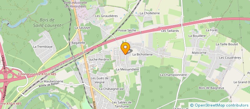 localisation de l'entreprise CJLS-GAMBETTA à VEIGNE