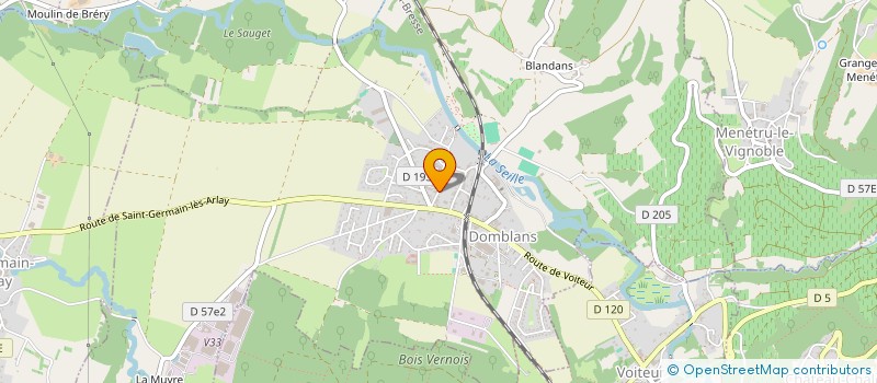 localisation de l'entreprise CJLVM  DOMBLANS