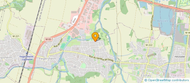 localisation de l'entreprise CJM  FEGERSHEIM