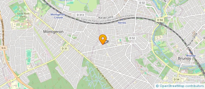 localisation de l'entreprise CJM  YERRES