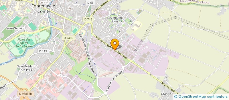 localisation de l'entreprise CJM  FONTENAY-LE-COMTE