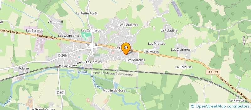 localisation de l'entreprise CJM à POLLIAT