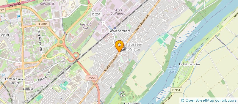 localisation de l'entreprise CJM  LA CHAUSSEE-SAINT-VICTOR