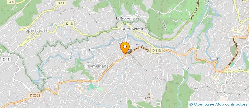 localisation de l'entreprise CJM  PEYMEINADE