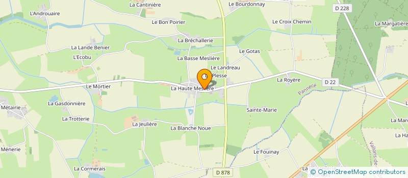 localisation de l'entreprise CJM  PANNECE