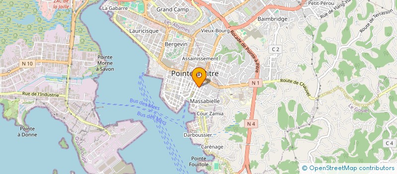 localisation de l'entreprise CJM CONSULTING à POINTE A PITRE
