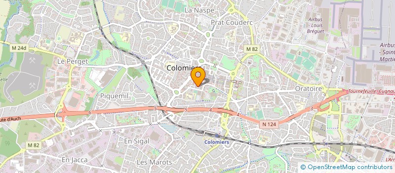 localisation de l'entreprise CJM FIDUCIA à COLOMIERS