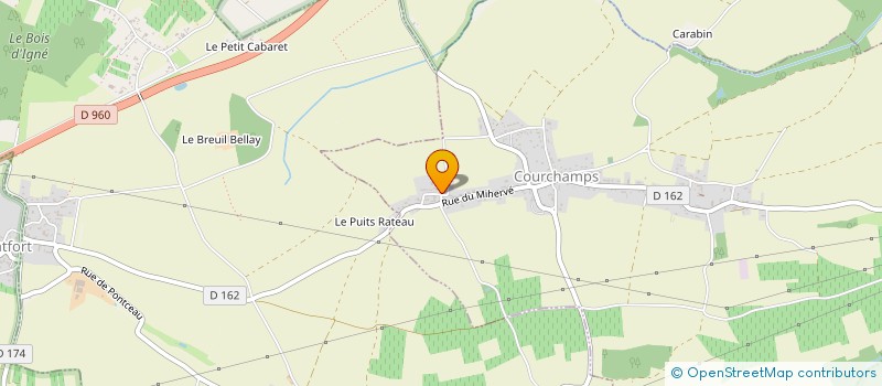 localisation de l'entreprise CJM GESTION'IMMO  COURCHAMPS