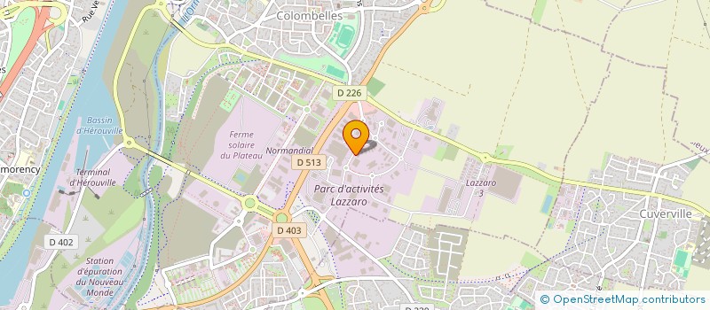 localisation de l'entreprise CJM LAVACHE  COLOMBELLES