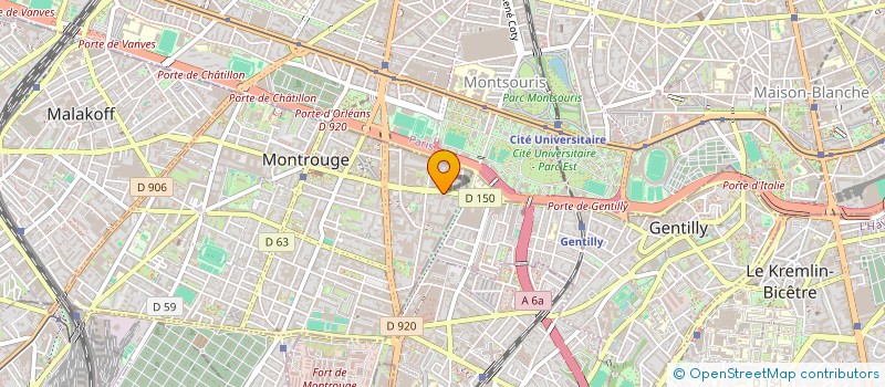 localisation de l'entreprise CJM MONTROUGE  MONTROUGE
