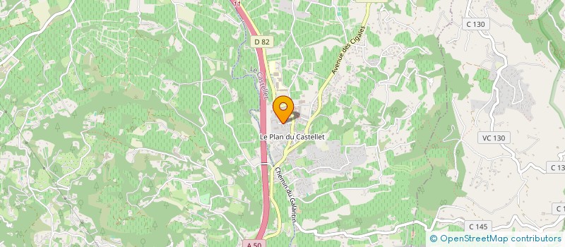 localisation de l'entreprise CJM PARADISIO  LE CASTELLET