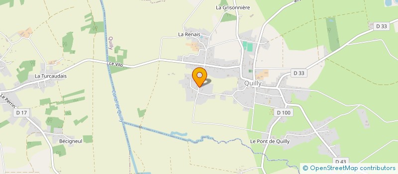 localisation de l'entreprise CJM SARL à QUILLY