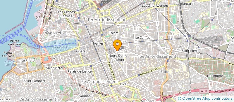 localisation de l'entreprise CJM SARL à MARSEILLE