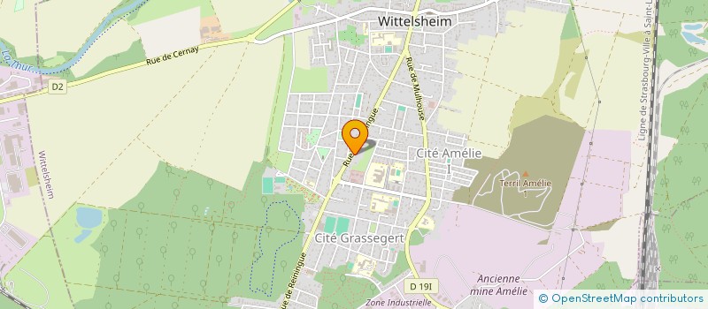 localisation de l'entreprise CJM SERVICES à WITTELSHEIM