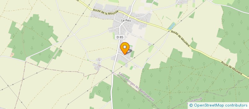 localisation de l'entreprise CJMA  SAINT-GEORGES-LES-BAILLARGEAUX