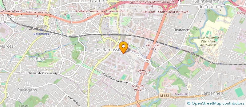 localisation de l'entreprise CJMAP-1 à COLOMIERS