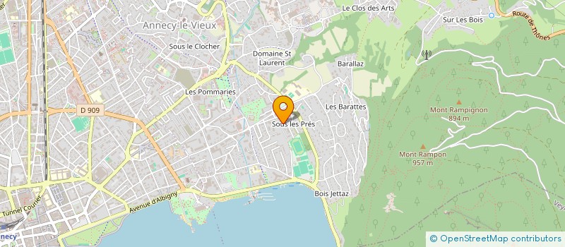 localisation de l'entreprise CJMAR  ANNECY