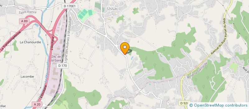 localisation de l'entreprise CJMH  USSAC