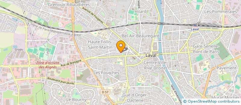 localisation de l'entreprise CJML POUR LE BENIN à LAVAL