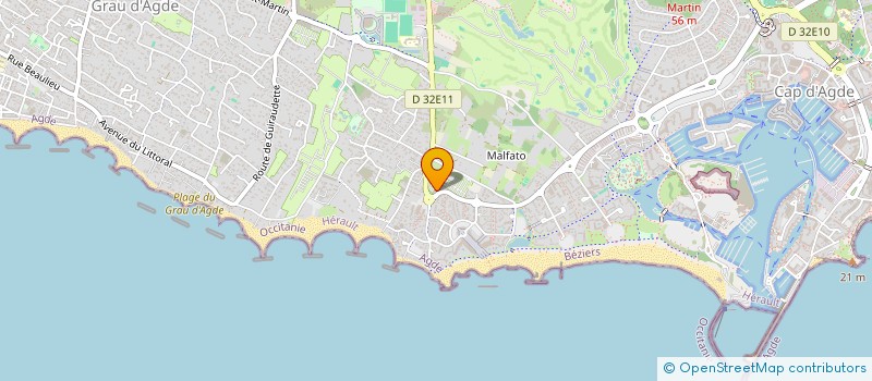 localisation de l'entreprise CJMM à AGDE