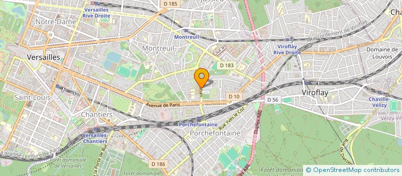 localisation de l'entreprise CJMM FUTURE à VERSAILLES