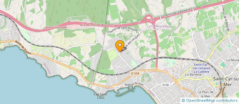 localisation de l'entreprise CJMMO à SAINT-CYR-SUR-MER