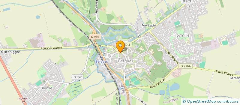 localisation de l'entreprise CJMO  BERGUES