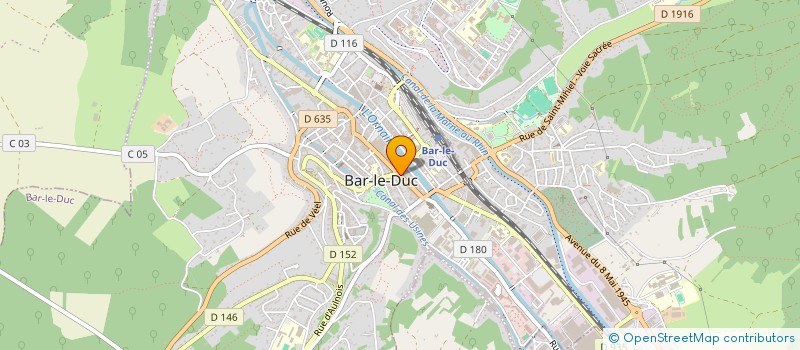 localisation de l'entreprise CJMO FRANCHISE à BAR-LE-DUC