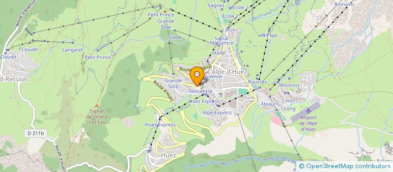 localisation de l'entreprise CJMV  HUEZ