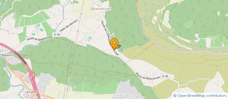 localisation de l'entreprise CJN MARTIN  BEAURECUEIL