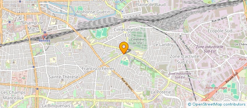 localisation de l'entreprise CJN MUSIC à RENNES