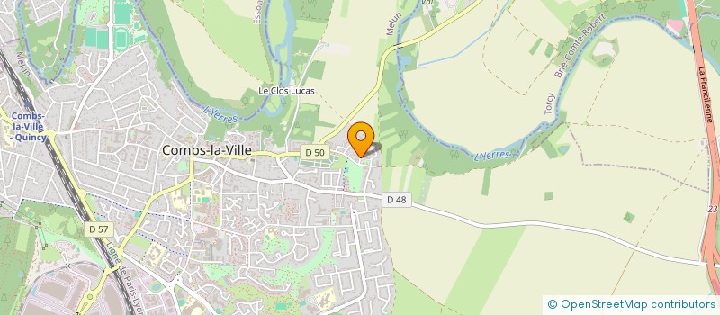 localisation de l'entreprise CJN PUBLICTE  COMBS-LA-VILLE