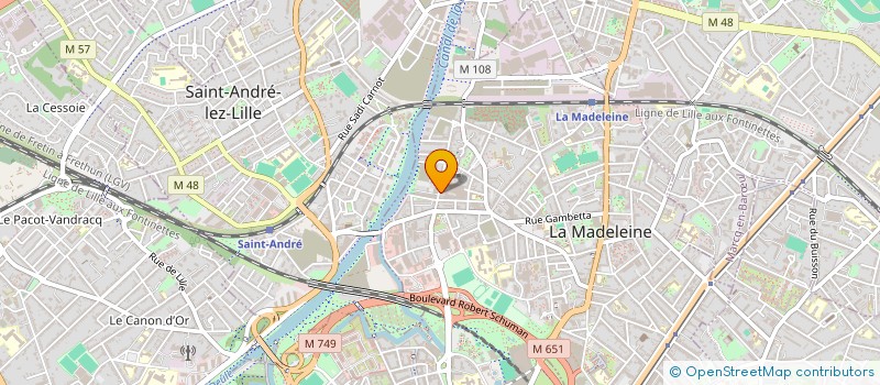 localisation de l'entreprise CJP 2 à LA MADELEINE