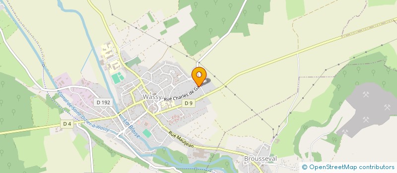 localisation de l'entreprise CJP à WASSY