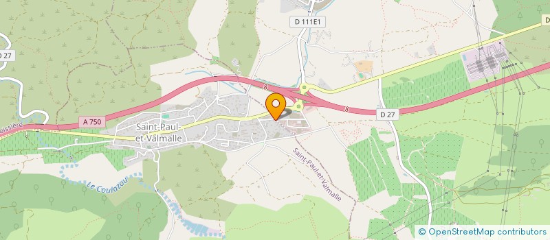 localisation de l'entreprise CJP  SAINT-PAUL-ET-VALMALLE