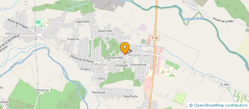 localisation de l'entreprise CJP à PRUNELLI-DI-FIUMORBO