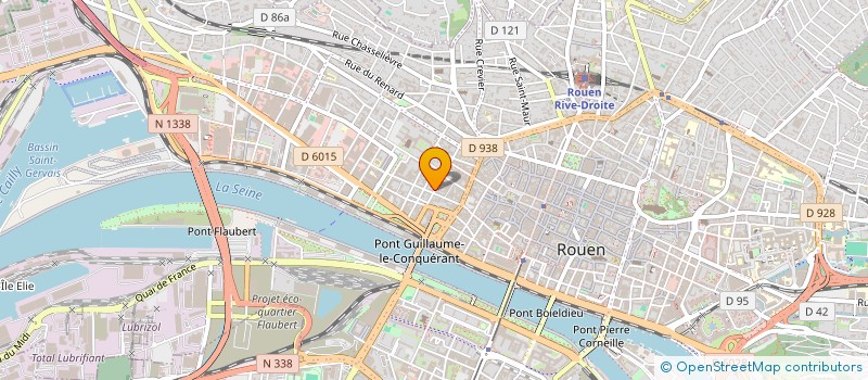 localisation de l'entreprise CJP à ROUEN