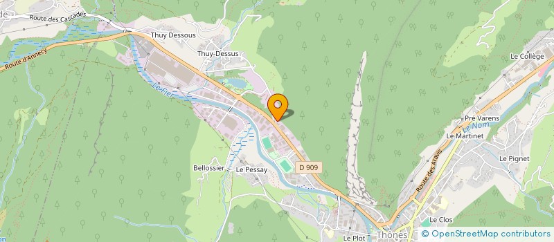 localisation de l'entreprise CJP.COMM à THONES