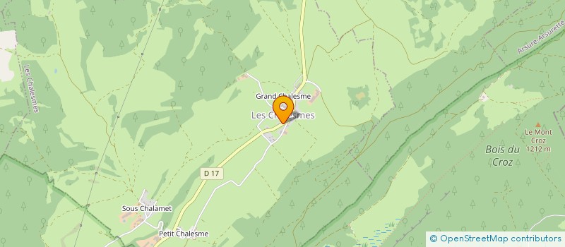 localisation de l'entreprise CJP FOURNIER IMMOS  LES CHALESMES