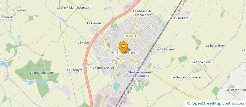 localisation de l'entreprise CJPA  L'HERBERGEMENT