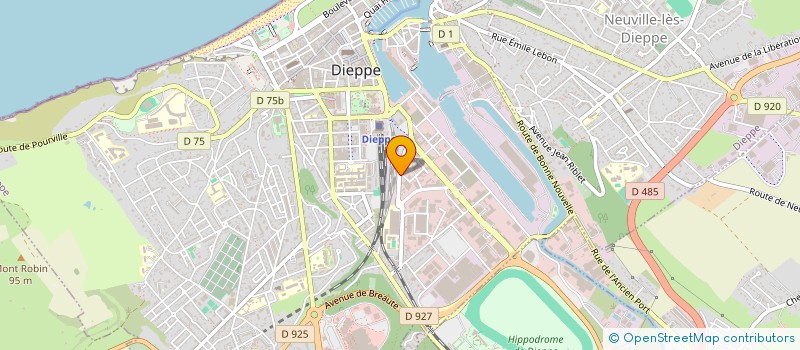 localisation de l'entreprise CJPG HOLDING à DIEPPE