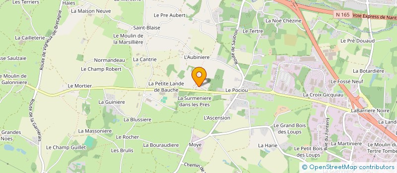 localisation de l'entreprise CJPM à COUERON