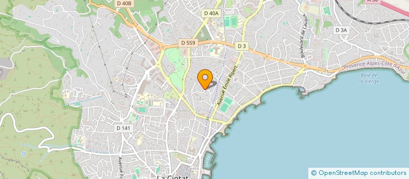 localisation de l'entreprise CJPM GROUP  LA CIOTAT