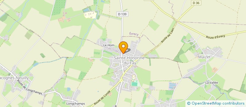 localisation de l'entreprise CJPP  SAINTE-HONORINE-DU-FAY