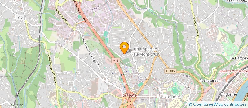 localisation de l'entreprise CJR  CHAMPAGNE-AU-MONT-D'OR