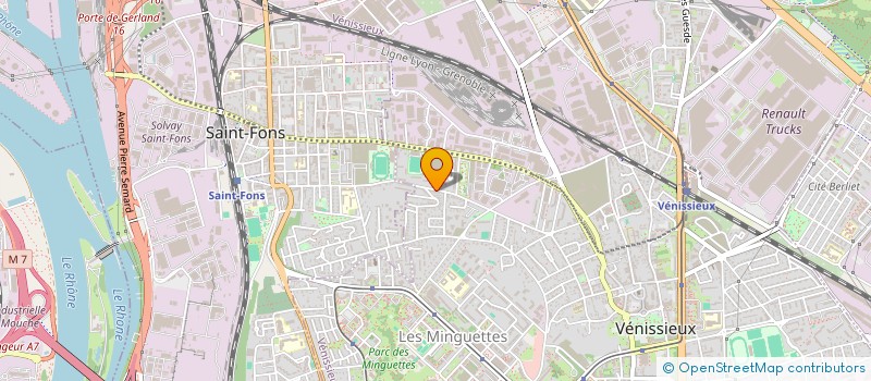 localisation de l'entreprise CJR  VENISSIEUX