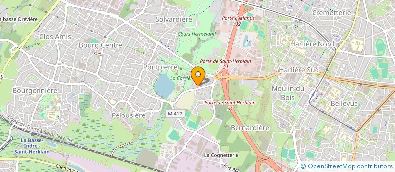 localisation de l'entreprise CJR  SAINT-HERBLAIN