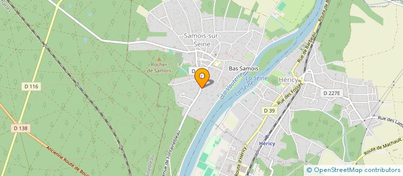 localisation de l'entreprise CJR  SAMOIS-SUR-SEINE