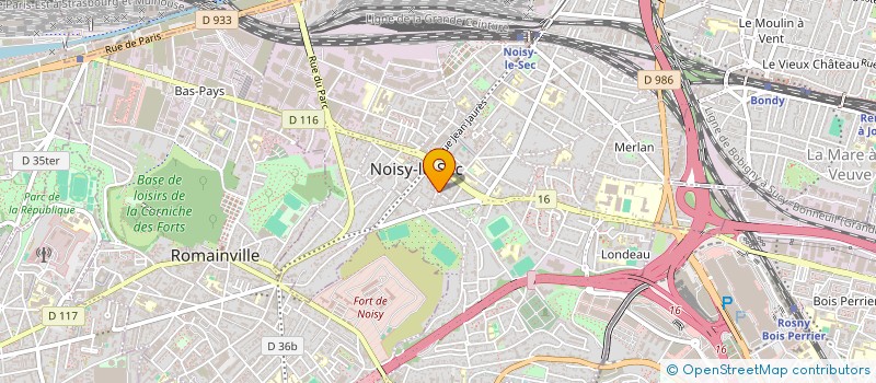 localisation de l'entreprise CJR CONSULTING à NOISY-LE-SEC
